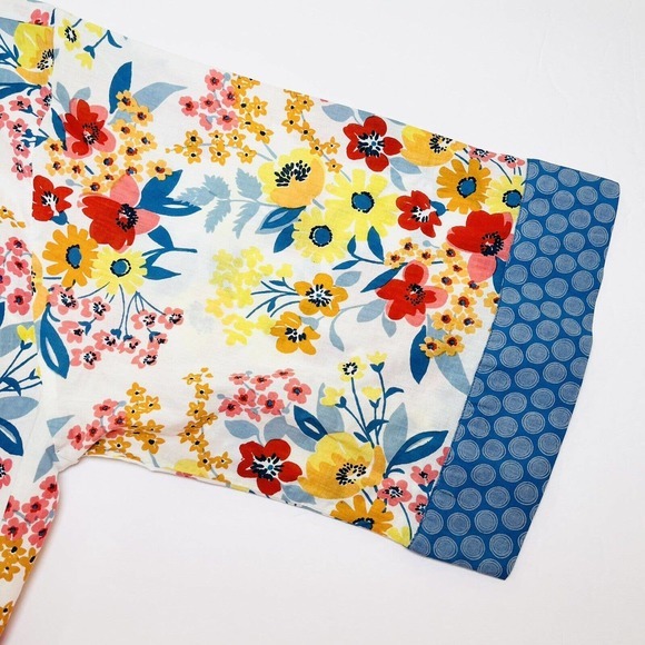 The Company Store Cotton‎ Floral Voile Womens Kimono Robe XL/XXL | Lightweight - Picture 6 of 11